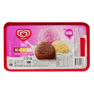 WALL'S TUB NEAPOLITAN 1400ML
