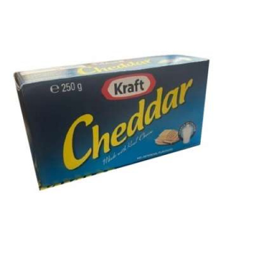 KRAFT CHEDDAR CHEESE 250G