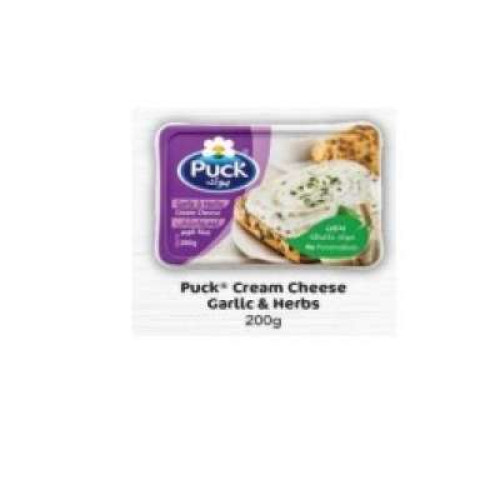 PUCK FRESH CHEESE GARLIC & HERBS 200G