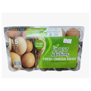 FINEST SELECTIONS FRESH OMEGA EGGS L 15S FINEST SELECTIONS FRESH OMEGA EGGS L 15S