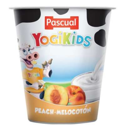 PASCUAL YOGIKIDS YOGURT PEACH 125G (R)