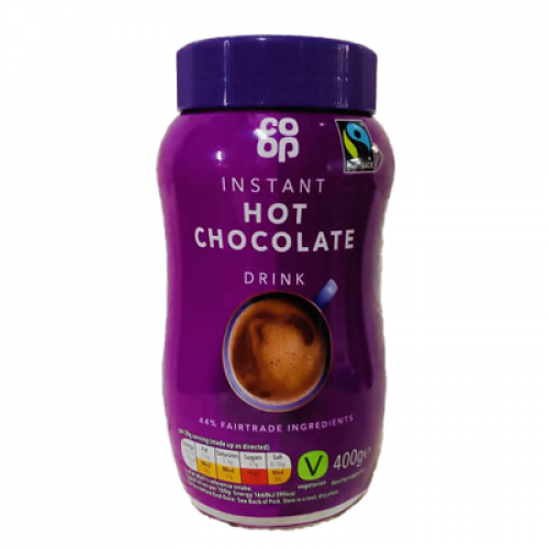 CO OP FAIRTRADE INSTANT HOT CHOCOLATE 400G