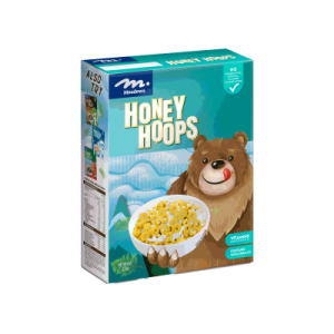 MEADOWS CEREAL HONEY HOOPS 250G