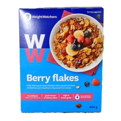 WEIGHT WATCHERS BERRY FLAKES 405G