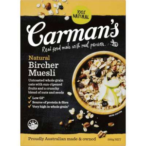 CARMANS NATURAL BLEND MUESLI 500G