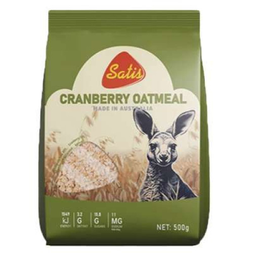 SATIS CRANBERRY OATMEAL 500G