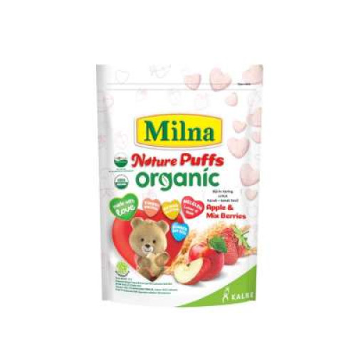 MILNA NATURE PUFF ORGANIC APPLE&MIX BERRIES 15G