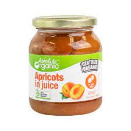 ABSOLUTE ORGANIC APRICOT IN JUICE 350G