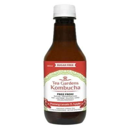 TEA GARDEN KOMBUCHA POMEGRANATE & APPLE 350ML