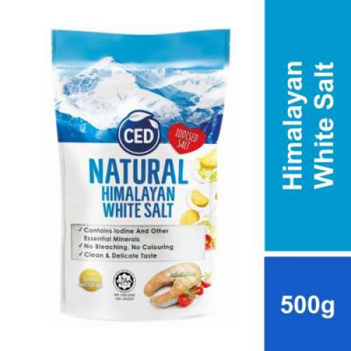 CED NATURAL HIMALAYAN WHITE SALT 500G
