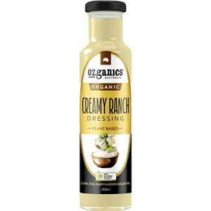 OZGANICS ORGANIC CREAMY RANCH DRESSING 250ML