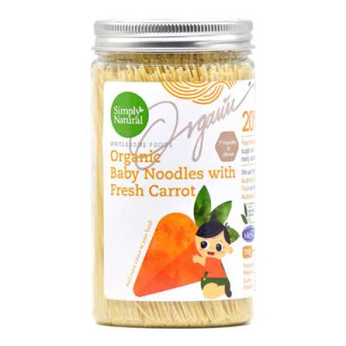 SN ORG HM CARROT BABY THIN NOODLE BTL 200G