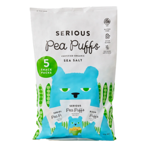 SERIOUS ORGANIC PEA PUFFS ORIGINAL 100G