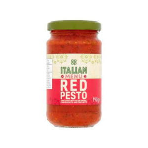 CO OP ITALIAN RED PESTO SAUCE  190G