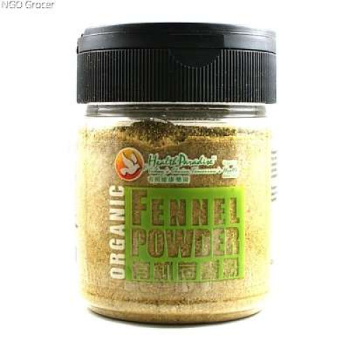 HEALTH PARADISE ORGANIC FENNEL POWDER 80G