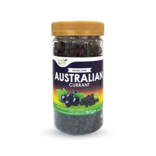 LOVE EARTH ORG DRIED AUSTRALIAN CURRANT 180G