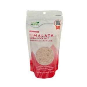 LOVE EARTH HIMALAYA MINERAL ROCK SALT 400G LOVE EARTH HIMALAYA MINERAL ROCK SALT 400G