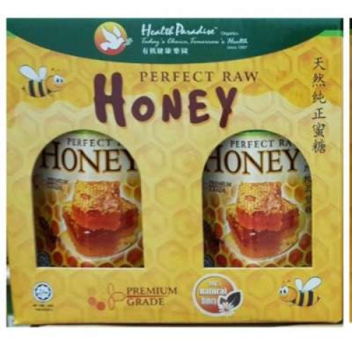 HEALTH PARADISE ORG PERFECT RAW HONEY 750G*2