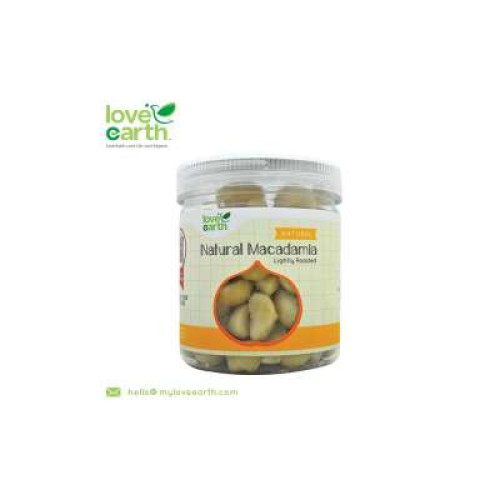 LOVE EARTH LIGHT ROASTED NATURAL MACADAMIA 150G