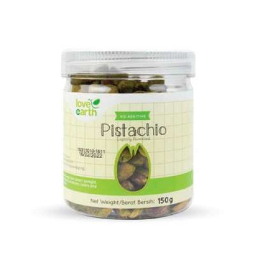 LOVE EARTH LIGHT ROASTED NATURAL PISTACHIO 150G