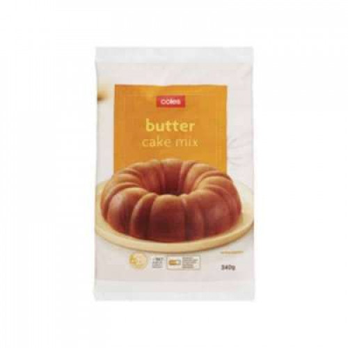 COLES CAKE MIX BUTTER  340G