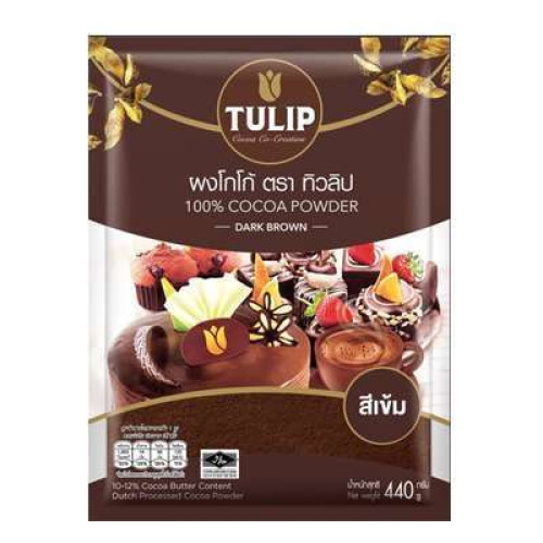 TULIP COCOA POWDER DARK BROWN 10-12% COCOA BUTTER