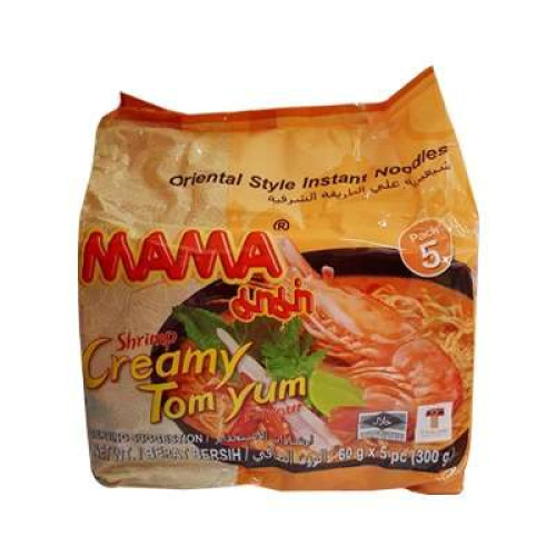 MAMA SHRIMP TOM YUM FLAVOUR 5IN1 PACK 60G