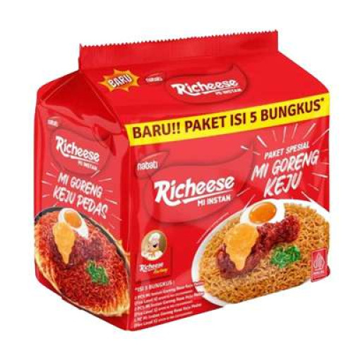 RICHEESE SPICY CHEESE FRIED NOODLE 5S X75G 