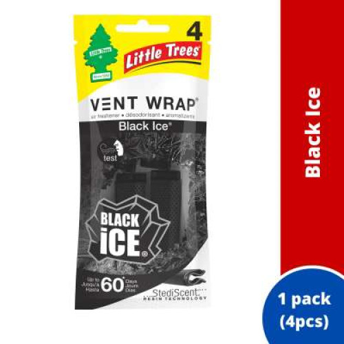 LITTLE TREE VENT WRAP BLACK ICE 4S