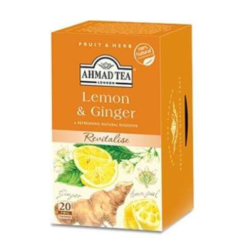 AHMAD TEA LEMON & GINGER 40G