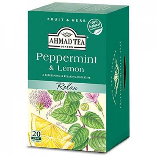AHMAD TEA PEPPERMINT & LEMON 40G