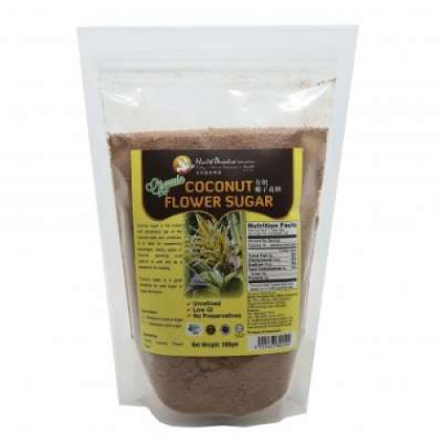 HEALTH PARADISE ORG COCONUT FLOWER SUGAR 500G