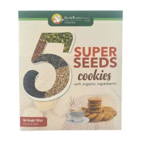 HEALTH PARADISE 5 SUPER SEEDS COOKIES 180G