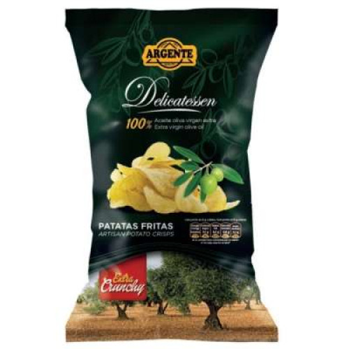 ARGENTE EXTRA VIRGIN OLIVE OIL POTATO CHIPS 160G
