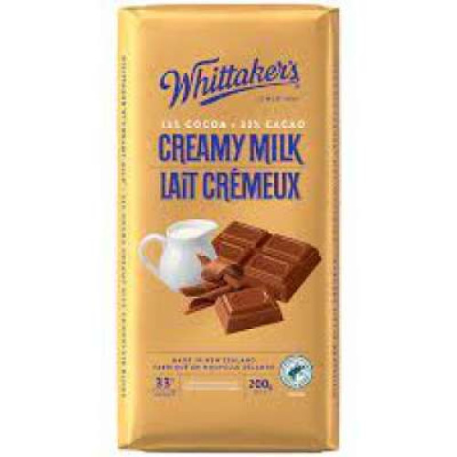 WHITTAKER'S BLOCKS CREAMY MILK 200G