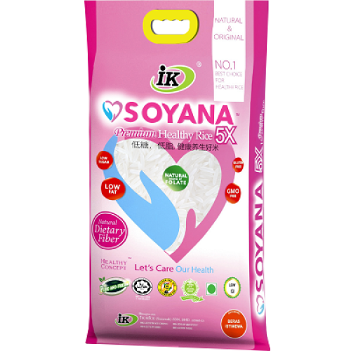 SOYANA 5X HEALTHY RICE 1KG 