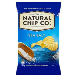 THE NATURAL CHIP CO POTATO CHIPS-SEA SALT 175G 