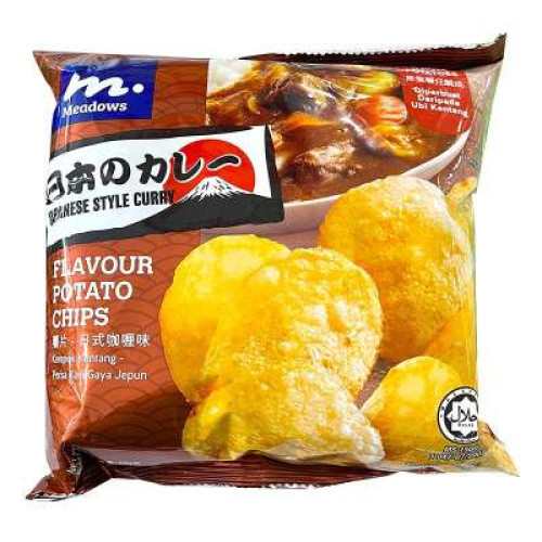 MEADOWS POTATO CHIPS JAPANESE CURRY 60G