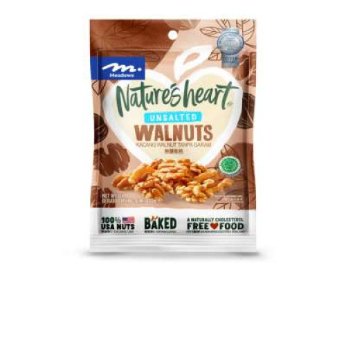 MEADOWS TW UNSALTED WALNUT 100G