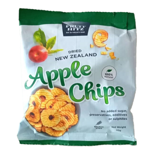 FRUIT HITZDRIED APPLE CHIPS 30G