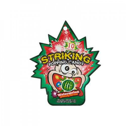 STRIKING POPPING CANDY WATERMELON 15G