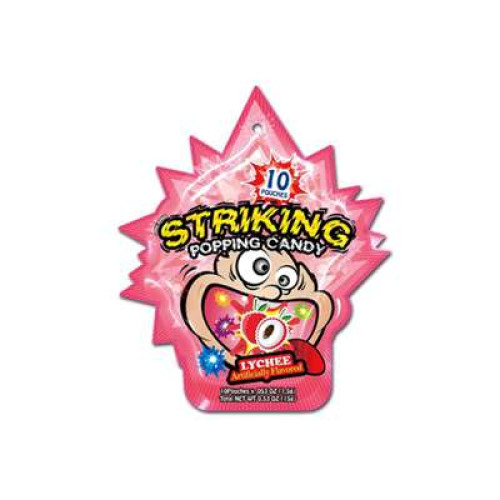 STRIKING POPPING CANDY LYCHEE 15G