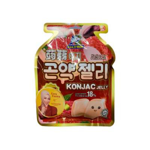 DOLPHIN KONJAC JELLY - LYCHEE 15'S