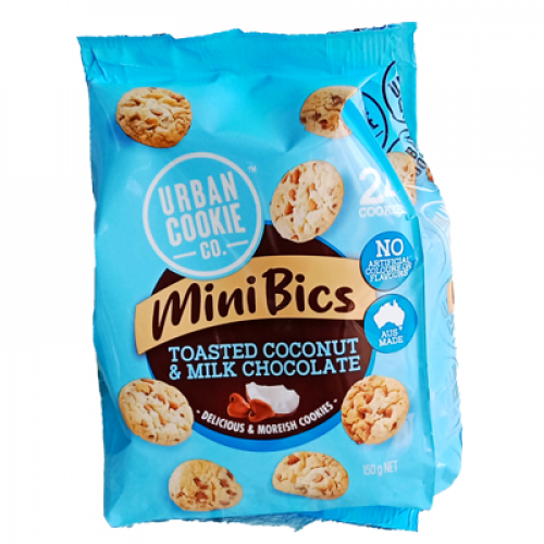 URBAN COOKIE CO MINI BISCUITS COCONUT CHOCOLATE CH