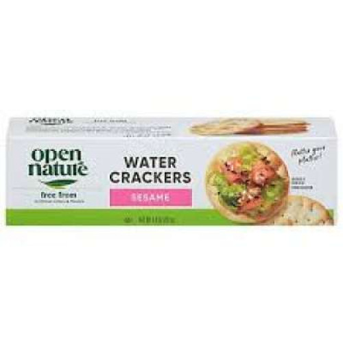 OPEN N CRACKER WATER SESAME 4.4 OZ