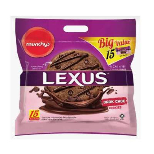 MUNCHY'S LEXUS COOKIES DARK CHOC 405G