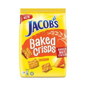 JACOB BAKED CRISPS 229 G CHEDDAR 