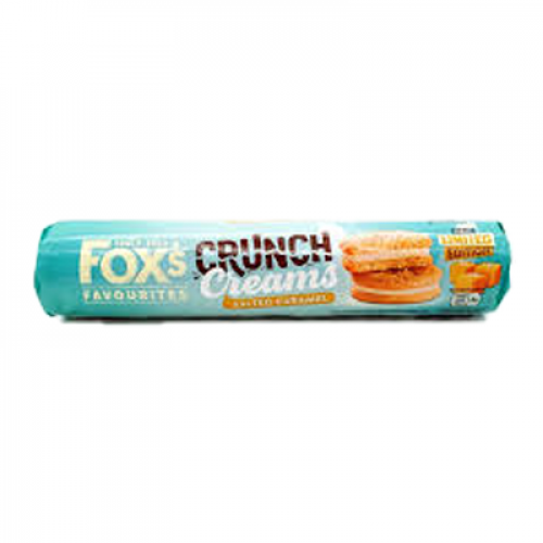 FOX'S FAV CRUNCH CREAMS SALTED CARAMEL 200G