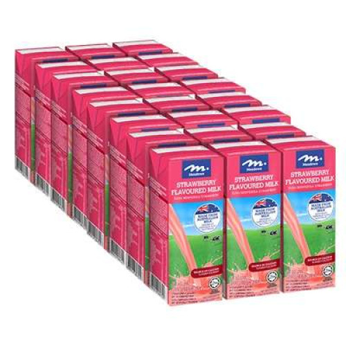 MEADOWS UHT MILK STRAWBERRY FLV 200ML X24