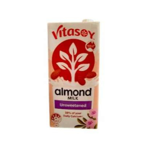VITASOY UHT ALMOND MILK UNSWEETENED 1L